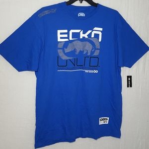 NWT ECKO Unltd. Unlimited Blue Short Sleeve T-shirt Mens XXL New